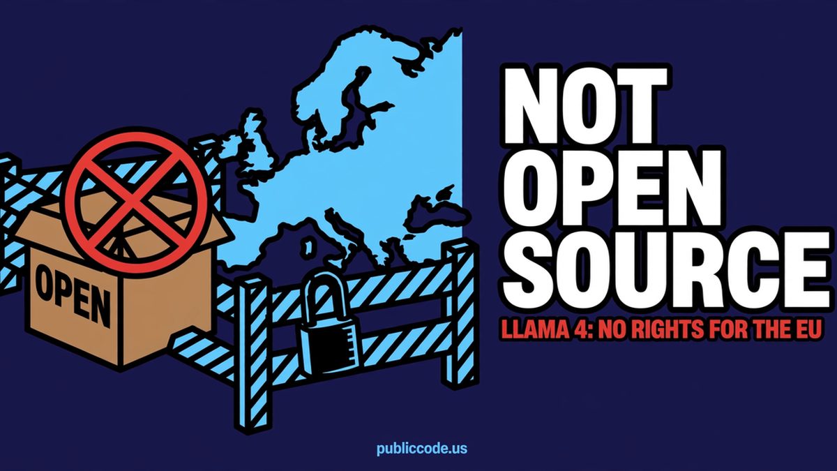 A model box stamped 'open' behind a geo-fence blocking off Europe, with a padlock on the license